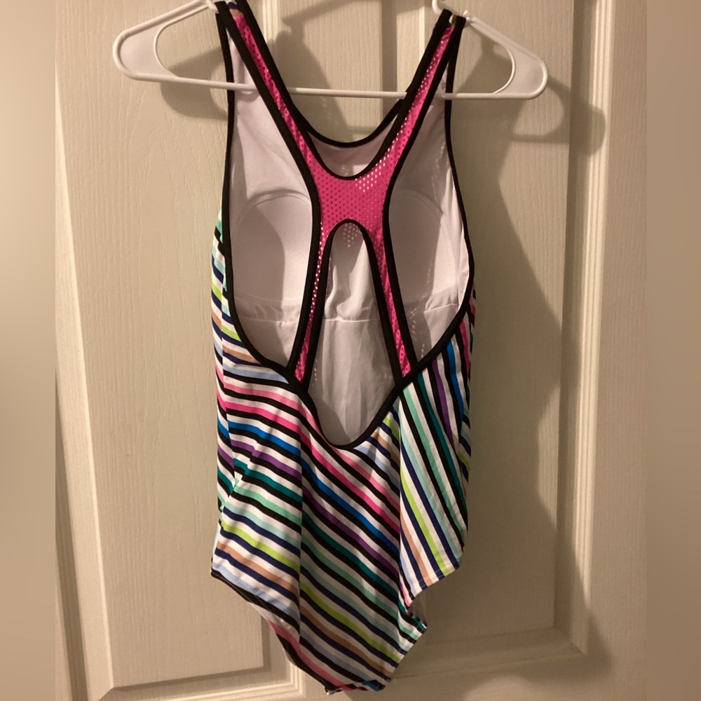 ZX Sport striped swimsuit size L
